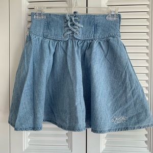 jean skater skirt